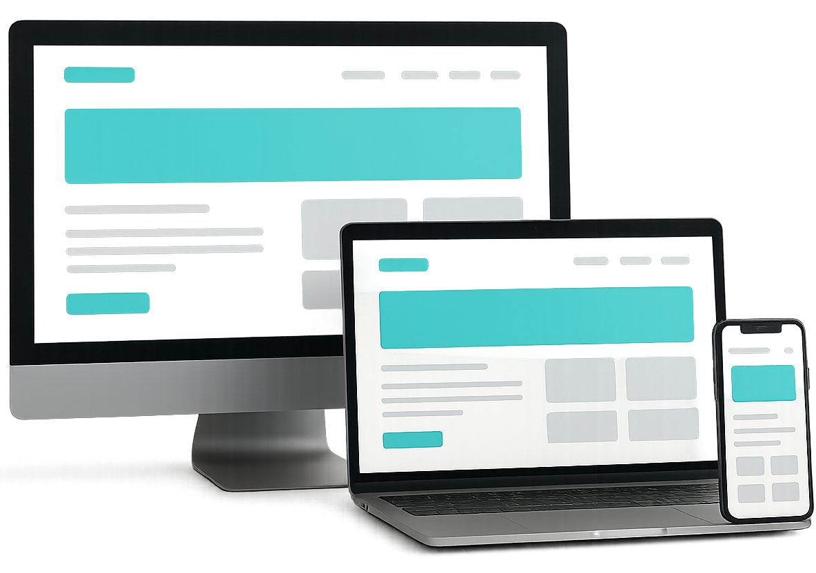 Ilustración de desarrollo web y aplicaciones